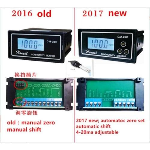 Conductivity Meter Conductivity Tester Monitor Pure water meter monitor CM-230 With 4-20ma adjustable