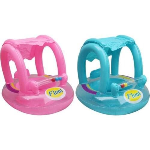 Summer Float Safety Swimming Toys Tools Cartoon Shark Float Kids Swimming Whale Swim Seat Baby Inflatable Swimming Accessories