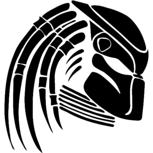 Hot Sell Personality New Arrivals Predator Avatar Car Stickers PVC Auto Decorative Accessories Decals13cm X 12cm