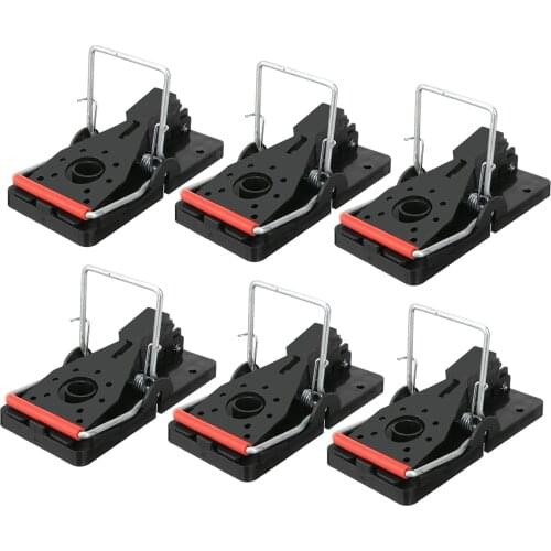 Reusable Metal+Plastic Rat Catching Mice Mouse Traps For Rats Orchard And Garden Rodent Catcher Pest Control