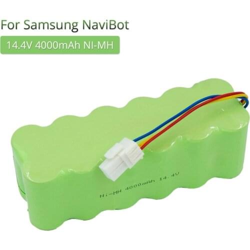 Vacuum Cleaners Rechargeable Battery 14.4V 4.0Ah Nimh replacement batteries for Samsung Navibot SR8840 SR8895 SR8845 VCR8855
