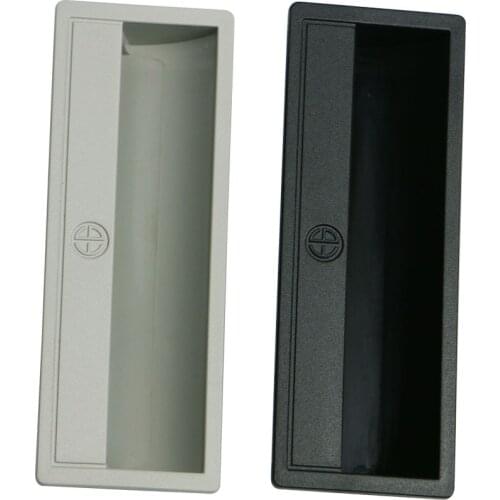 Plastic handle clasp iron cabinet door clasp box lock ls711 handle ABS square black plastic dark handle