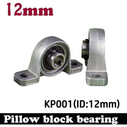 12mm caliber Zinc Alloy mounted bearings KP001 UCP001 P001 insert bearing pillow block bearing housing