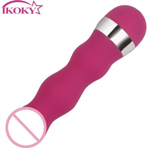 IKOKY Dildo Vibrator Realistic Clit Stimulator AV Stick Adult Product Multispeed Magic Wand G-Spot Massager Sex Toys for Women