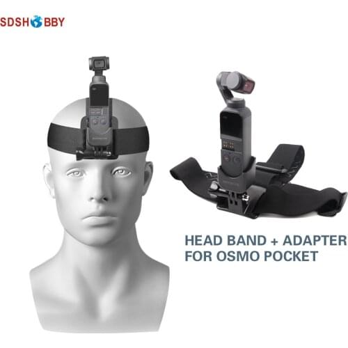 Sunnylife Head Band Wearing Belt Strap and Adapter Accessories for POCKET 2/OSMO POCKET/GOPRO Camera