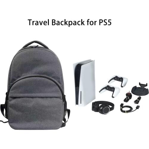 For PS4 Pro Slim Game Sytem Bag Original Size For PlayStation 5 Console Protect Shoulder Carry Bag