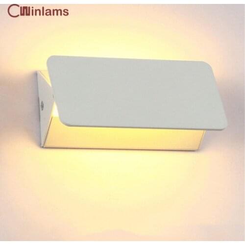 LED simple modern wall lamp creative swing sconce lamp hotel engineering staircase decorative aisle bedroom bedside lamp