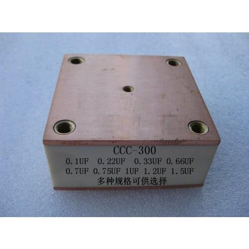 CCC-300 0.75UF 700VRMS 2000WVDC solid state high frequency water cooled tank resonant capacitor