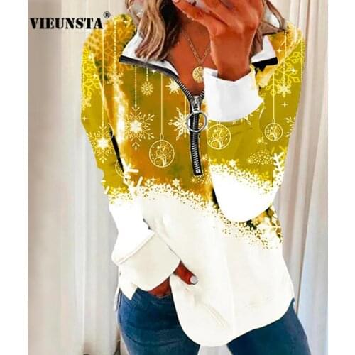 VIEUNSTA Women's Sweatshirts With Print