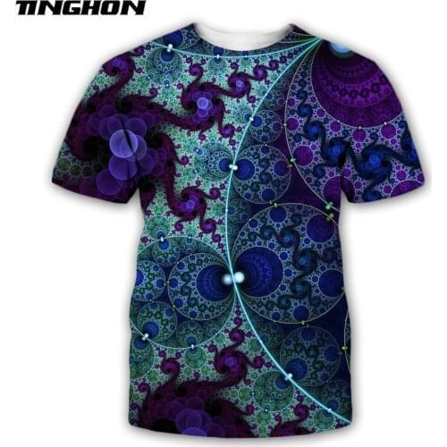 XS-7XL Fashion Trippy T-shirt Glow in the Dark 3D Psychedelic Print Men Women Short Sleeves Summer Streetwear Casual T shirt 10