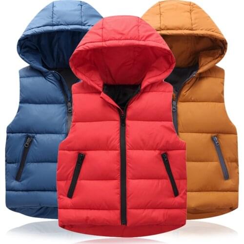 Vest Kids Waistcoat 2019 Autumn Winter Vest For Boys Waistcoats Children Warm Outerwear Coat Waistcoat For Girls Vest
