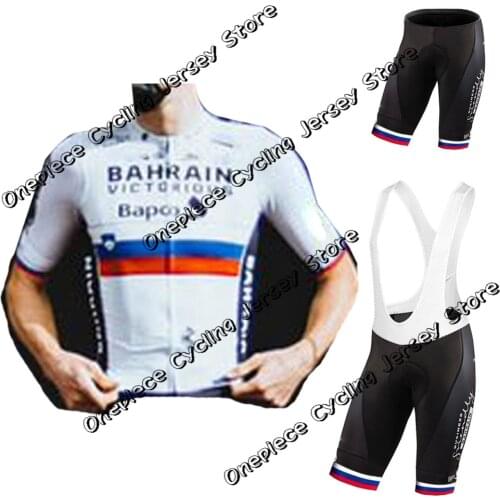 2021 Bahrain Victorious Cycling Jersey Set Summer Men Slovenian Champion Clothing Road Bike Suit Bicycle Bib Shorts Ropa Maillot
