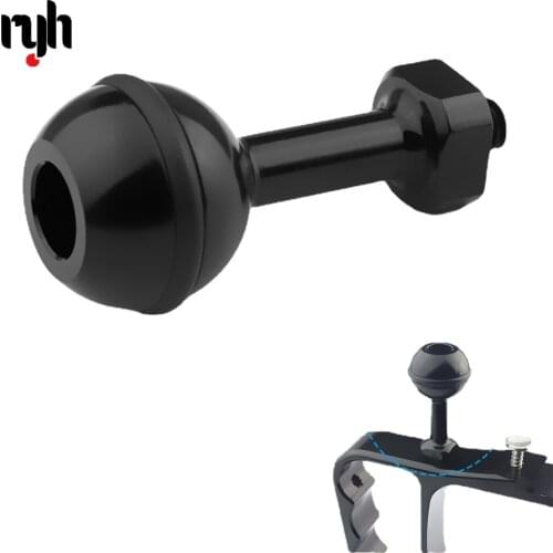GloryStar Aluminum 1/4 inch Screw Ball Mount Adapter for GOPRO HERO 7 6 5 HERO 4 Session 3 xiaomi SJCAM SJ4000 yi Diving bracket
