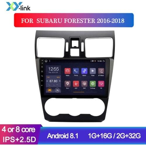 Android car gps navigation system FOR Subaru Forester 2016-2018 multimedia player radio audio stereo accessories bt no 2 din dvd