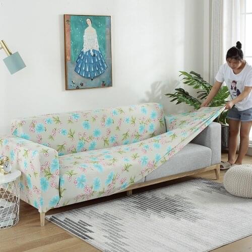 Elastic Cheslong Sofa Cover Spandex Modern Polyester Corner Sofa Couch Slipcover Chair Protector Living Room Home 1/2/3/4 Seater