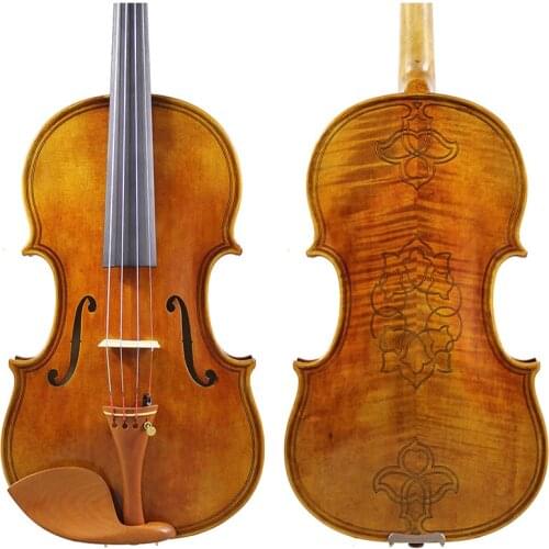 Gasparo da Salo Violin violino 4/4 Copy!Maste Tone! Free bow,case,shipping!Antique Varnish