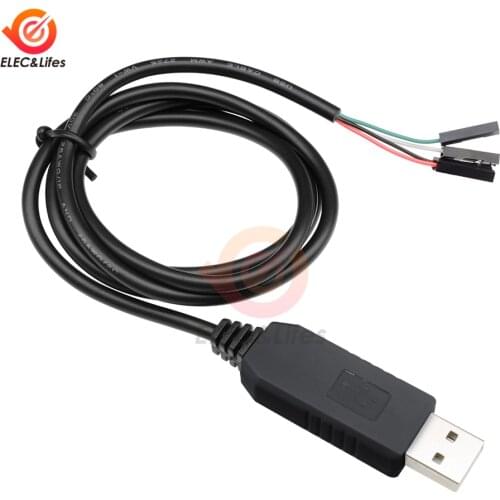 PL2303HX Download cable USB Transfer to TTL RS232 4 Pin Serial Converter Adapter Cable Module PL2303 Console Recovery Upgrade