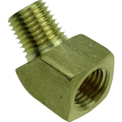 Brass Pipe Elbow Coupler Fitting Street Adapter 1/4" Male NPT*1/4" NPT 45 Degree