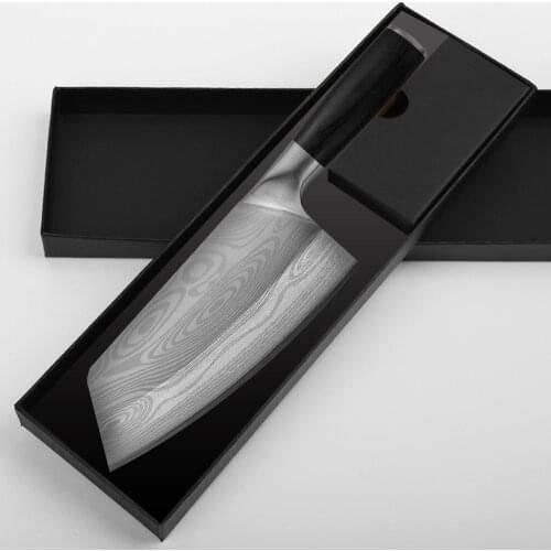 Stainless Steel Chef Knife Gyuto Kitchen Knife Set Meat Chopping Cleaver Slicing Vegetables Chinese Chef Knife With Gift Box