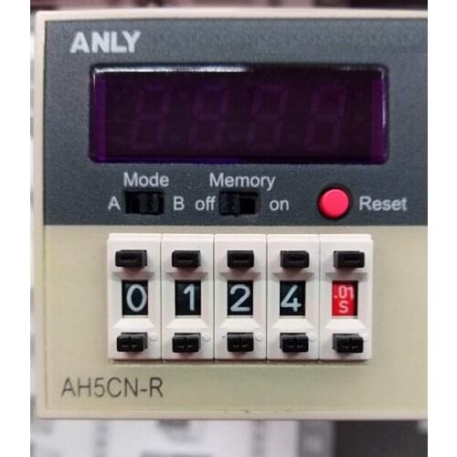 Genuine AH5CN-R Taiwan ANLY five key digital memory function timer