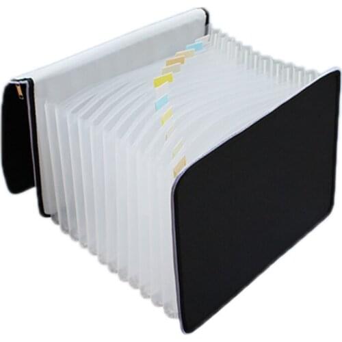 Expanding File Organizer 13 Pockets,Accordion Folders Letter Size , Assorted with Rainbow,for Home,Office and School
