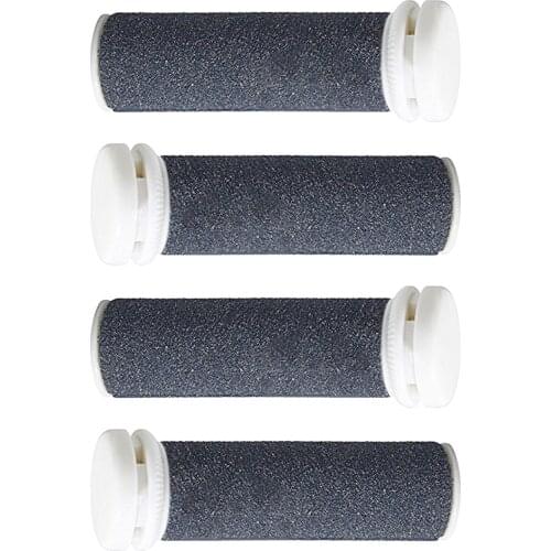 Roller Head 4pcs Extra Coarse Replacement Rollers Hard Skin Remover Refills for Foot Care Pedicure Tools Foot Grinding Heads
