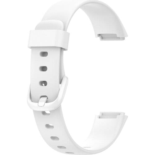 Compatible with Fitbit-Luxe Soft Sports Watch Wrist Strap Loop Bracelet Replacement Silicone Band Waterproof-Sweatproof