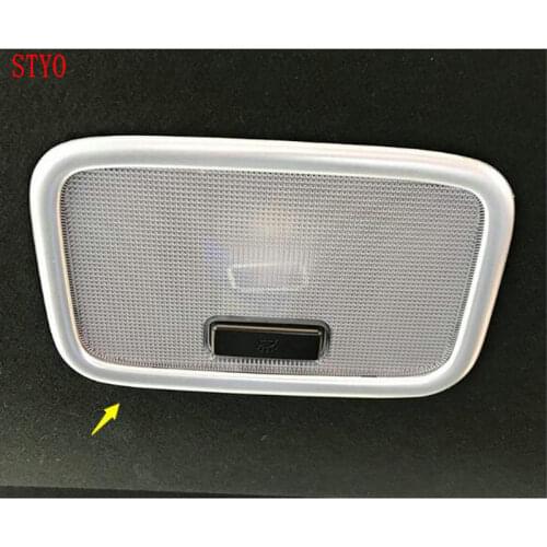 STYO Car ABS Interior Rear Roof Dome Courtesy Lamp Cover Trim For Hyundaii Kona Encino 2018 2019