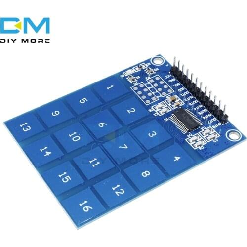 TTP229 16 Channel Digital Capacitive Switch Touch Sensor Module For Arduino Diy Electronic PCB Board 16CH 16 Way