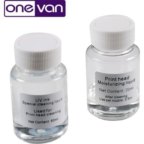 Konica, HP, Canon, Brother, Epson printers, print head cleaning fluid and nozzle moisturizer. Clear the ink is clogged