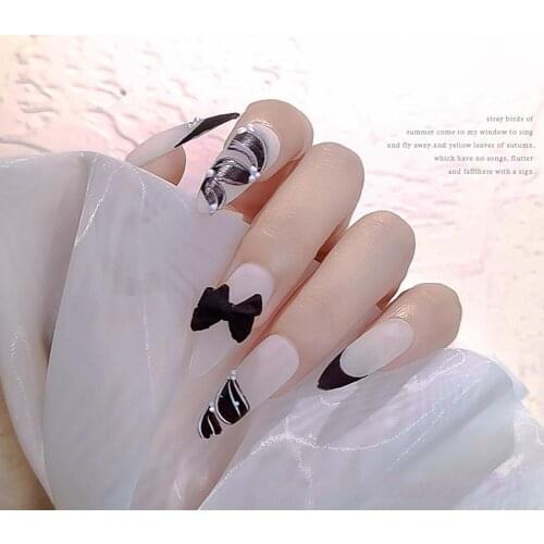 1pcs Nail Sticker 5D Relief Ribbon Nail Stickers For Art Decoration Fashion Multicolor Nails Accessories All For Manicure Design