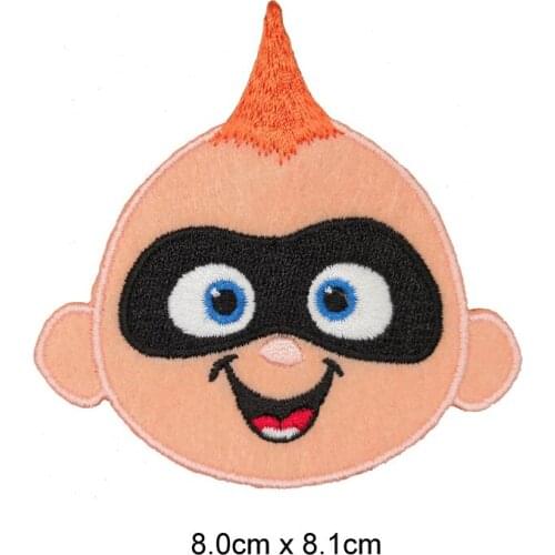 10 pcs Adorable Baby Face Embroidered Iron On Patch Cartoon Kids Children Backpack Jacket Badge Accessories DIY