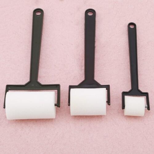 3pcs/set New White Sponge Brush Foam Painting Roller Brush Kids Craft Tool Drawing Toys Painting Supplies