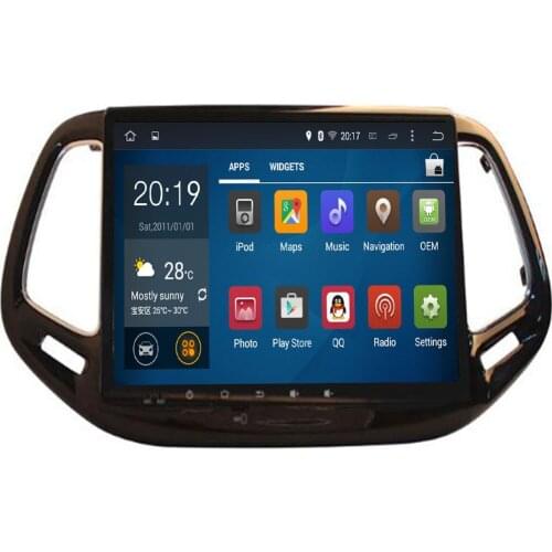 Android 10 Fit JEEP COMMANDER 2016 2017 2018 2019 Octa Core PX5 Car DVD Player Navigation GPS Radio