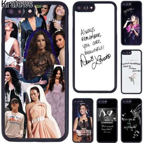 Krajews Demi Lovato College Quotes lyrics phone Case For iPhone 5 6S 7 8 Plus 11 12 Pro X XR XS Max Samsung S6 S7 S8 S9 S10 plus