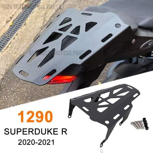 Motorcycle Black Seat Rack Cargo Rack Carrier For 1290 Superduke R Rear Luggage 2020 2021