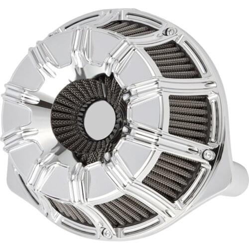 CNC Crafts Intake Air Cleaner Filter 10 Inverted for Harley XL Sportster 883 Softail Dyna Touring Big Twin Cam FLT FLST FXDLS M8