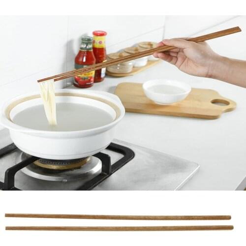 Long Wood Chopsticks Household Tableware Chopsticks Noodle Hot Pot Chopsticks Kitchen Cooking Tool Wholesale