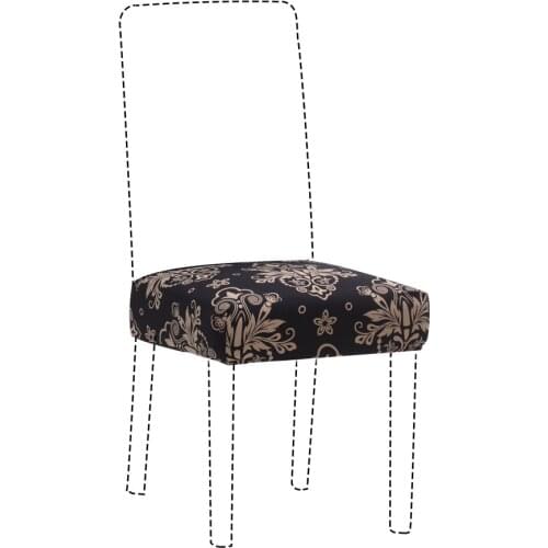 1/2/4/6PCS Floral Printing Elastic Chair Cover Home Decor Spandex Decoration Covering Office Banquet Chair Covers Removable