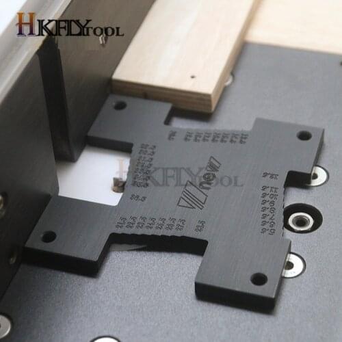 Depth Gauge 2pcs/set Height Gauge Precision Metric Measure Instruments for Router Table, Wood Router Measuring Tool