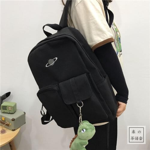 Backpack for Teenage Girls Boys School Bags Canvas Couple Backpack Korean Travel Back Pack