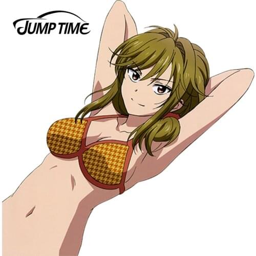 JumpTime 13cm x 12.8cm Cartoon Car Decoration Gekkan Shoujo Nozaki Anime Sticker Refit Accessories Vinyl Styling Car Sticker