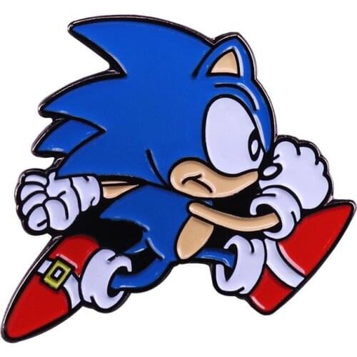 LT255 Hedgehog Enamel Pins Brooches Woman Men Backpack Bags Badge Fashion Lapel Jewelry Kids Friends Birthday Gifts