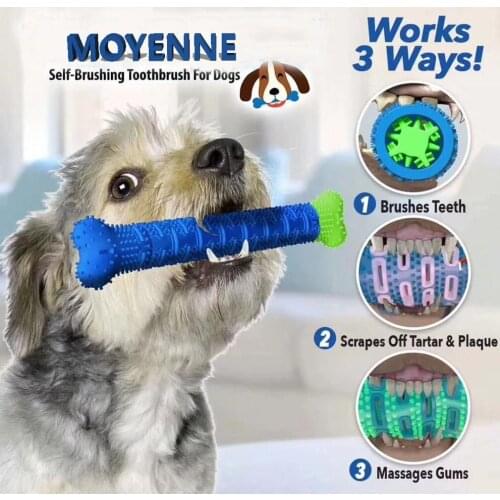2020 New Dog Chew Toys Dog Toothbrush Pet Molar Tooth Cleaning Brushing Stick Doggy Puppy Dental Care Dogs Pet Supplies