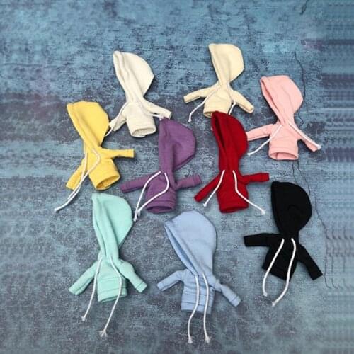 Obitsu11 baby clothes OB11 doll clothes hoodie with big hat molly 1 / 12bjd doll accessories doll shirt gsc hooded clothes