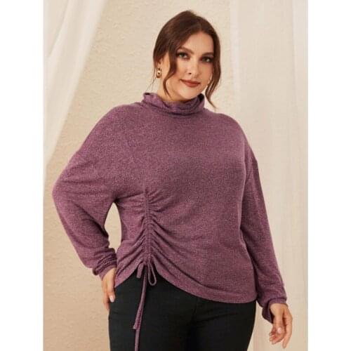 Женские однотонные футболки OloMM China At AliExpress