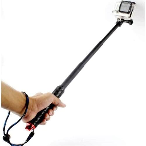 Extendable Selfie Stick For GoPro Hero xiaomi yi Underwater Monopod Tripod Holder for GoPro 3+/4/3/5 SJ4000 Sport Camera