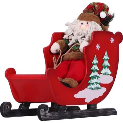 Newborn Baby Photography Christmas Props Infant bebe fotografia Accessories Baby Boy Girl Photo Shoot Christmas Sled Deer Props