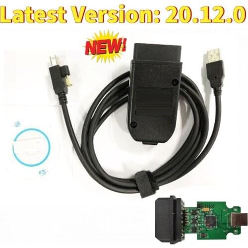 Hex Vag Ottff Scanner Tool NEWEST 21.3 20.12 Multi-language choose OBD2 Diagnostic Cable ATMEGA162+16V8+FT232RQ OBD Scanner
