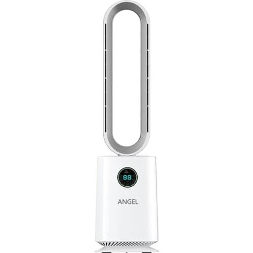 Brand New Air Purifier for Home Allergies and Pets Hair H12 True Hepa Filter Tower Heater Baldeless Fan 99.97% Odors removal